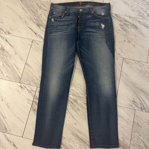 7 for all mankind Josefina skinny boyfriend jeans